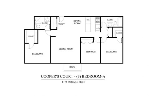 a floor plan of the roommates court